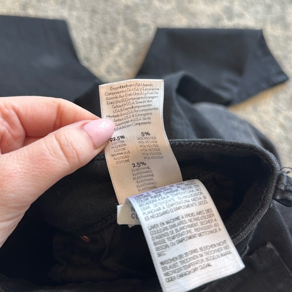 Mother Mid Ride Dazzler Women's Black Jeans in Not Guilty - Picture 13 of 16